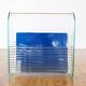 Marais International glass magazine rack