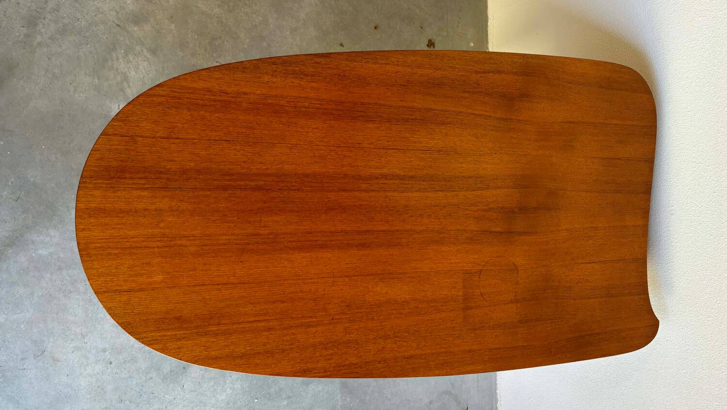 Vintage desk tambour teak