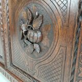 Horrix buffet cabinet with mirror – Black Forest style, by Horrix