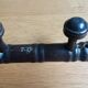 Wall-mounted coat rack 4 hooks