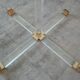 Dining table in lucite and Italian design glass for Metalarte from the 70s