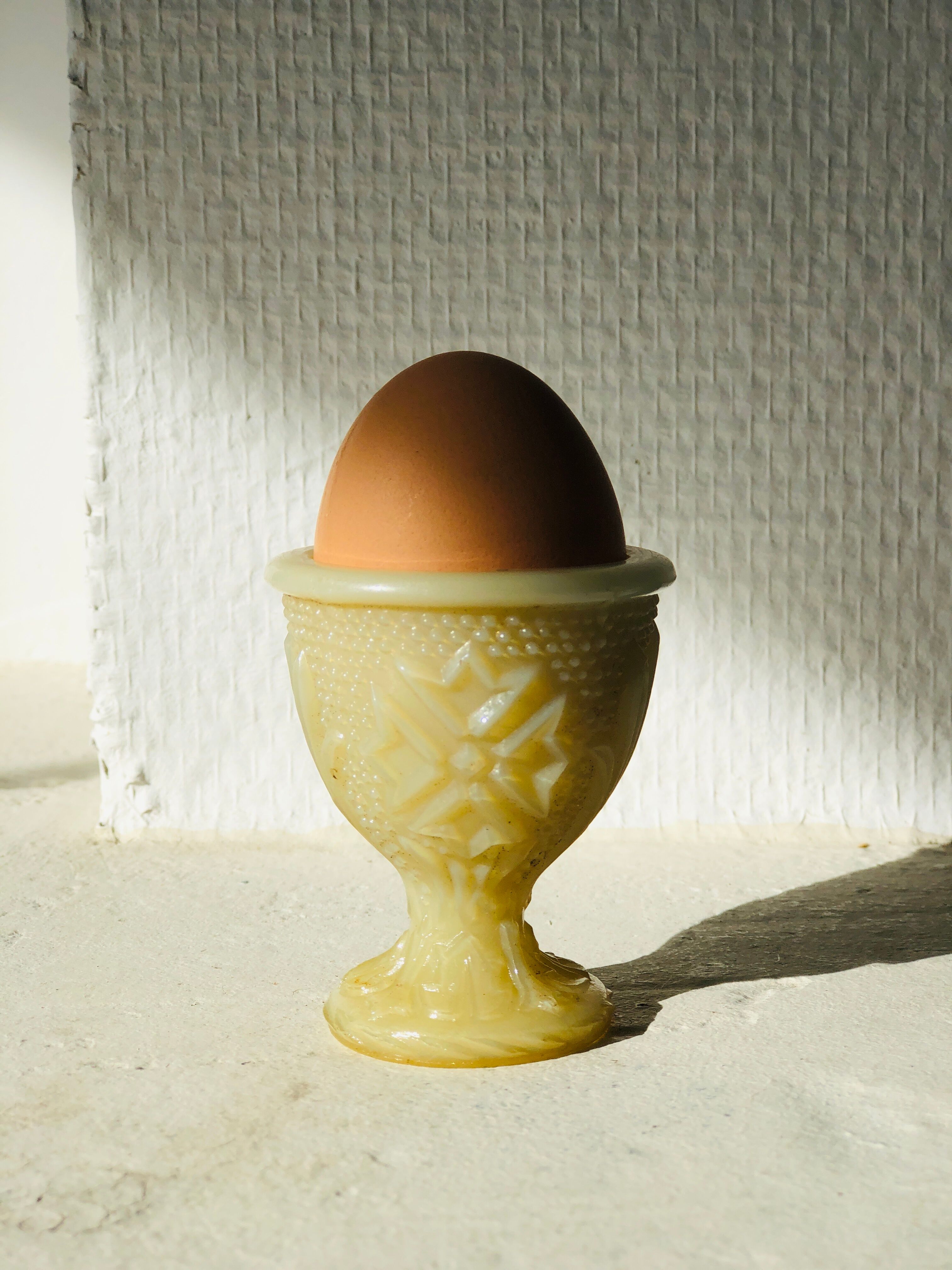 Old opaline coquetier