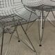 Vintage chrome wire chairs