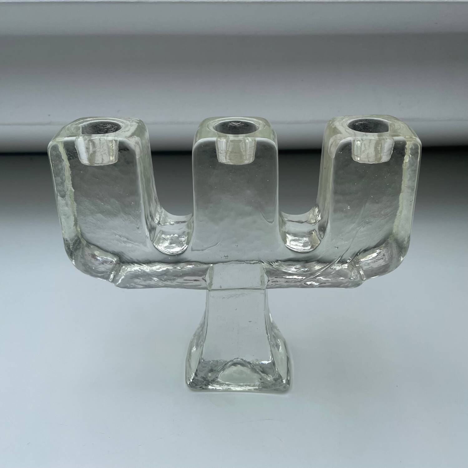 Bougeoir en verre, Pukeberg Suède