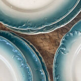 6 dessert plates in earthenware
