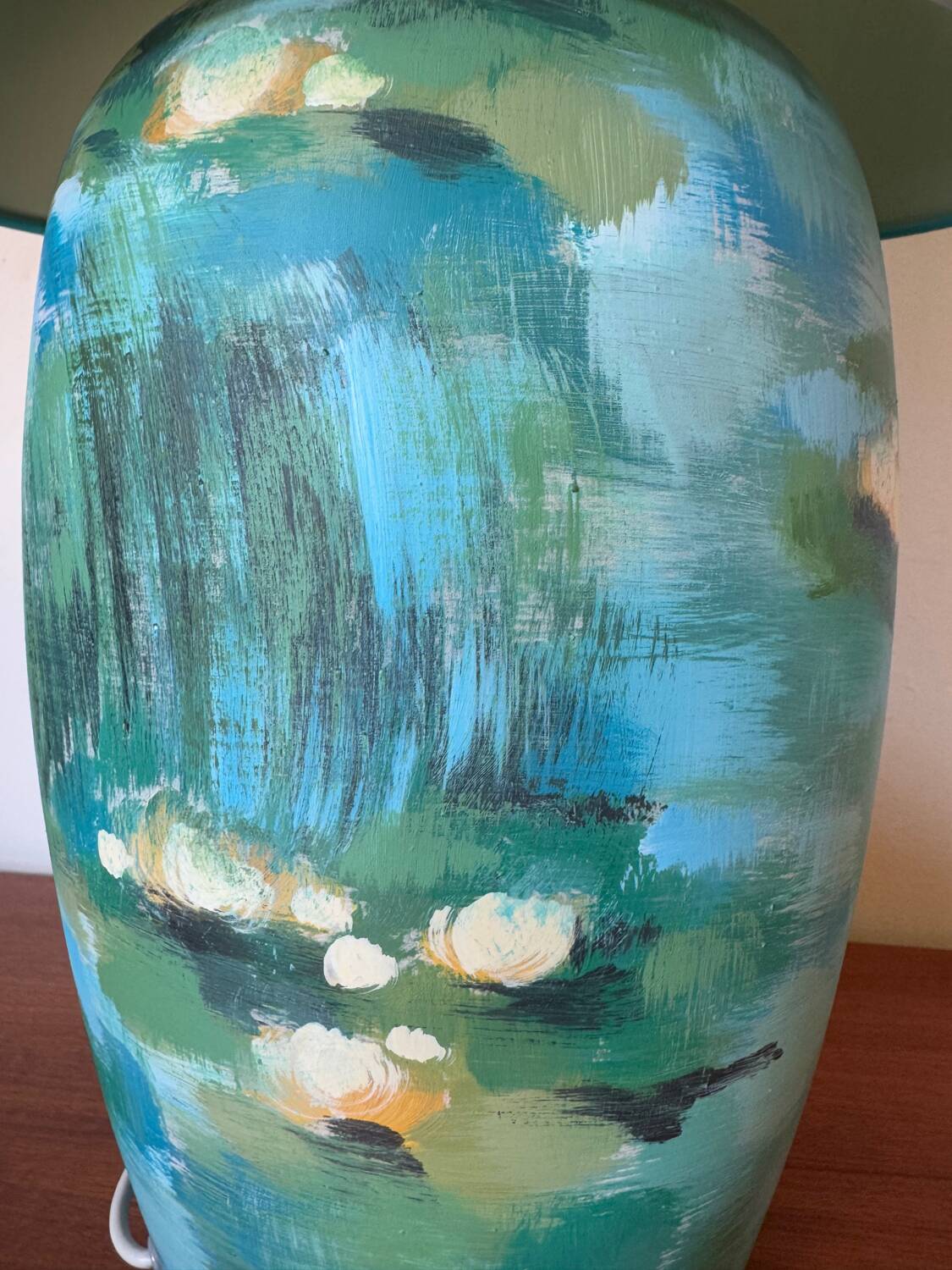 Louis Drimmer “Water Lilies” lamp from the 80s