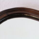 Mirror with wood frame 34x27cm