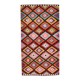 Geometric Multicolor Turkish Kilim Rug, 158x297Cm