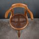 Swivel Chair for Children in Stained Beech, Thonet Style – Early 20th Century