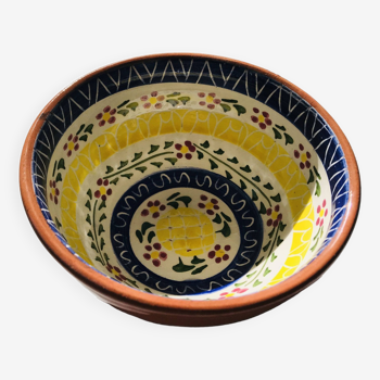 Flowered ceramic bowl or cup Portugal