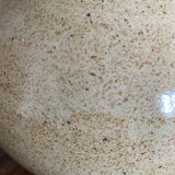 Stoneware lamp - rattan shade