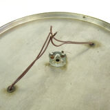 Old crown ceiling, half basket with 2 glass lights. Year 60