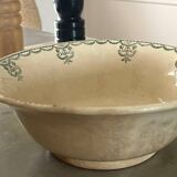 Old iron earth salad bowl