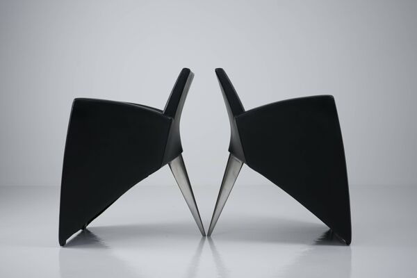 Fauteuil J (Série Lang) par Philippe Starck pour Aleph Driade