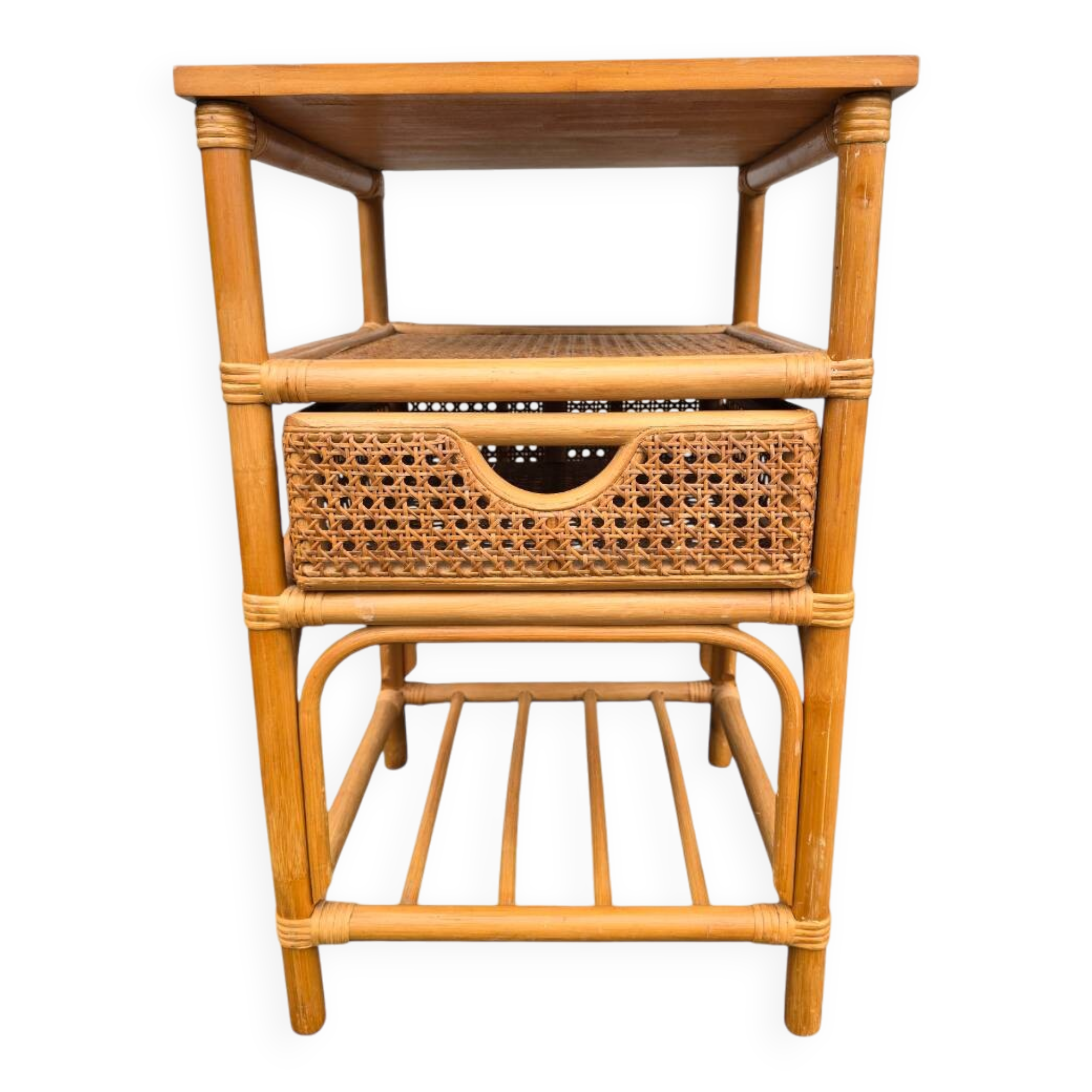 Bamboo nightstand