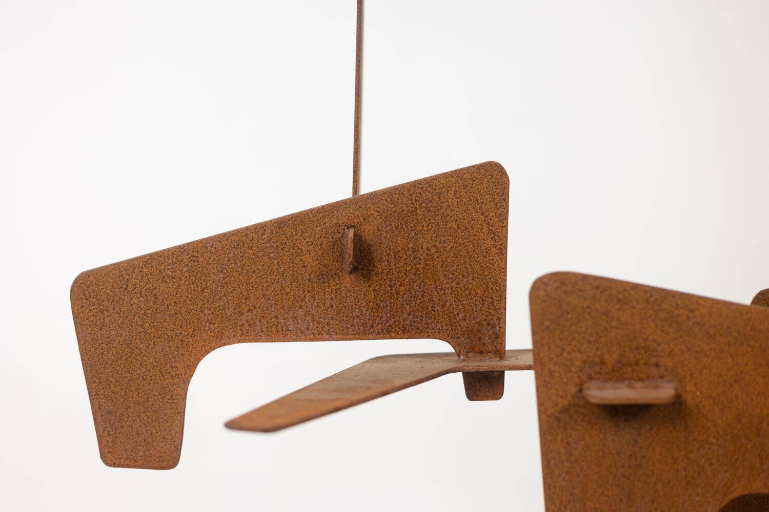 MPCEM. Abstract sculpture in corten steel. Unique piece, 2014.
