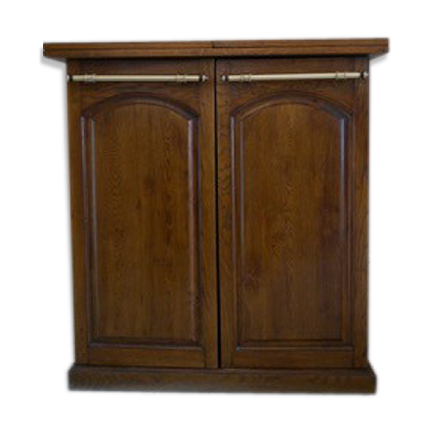 Furniture bar bar solid oak brass handles