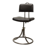 Swivel office chair French army new leather