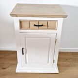 Bahut jam maker solid pine white
