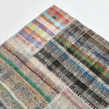 Flatweave ethnic kilim rug 212x302