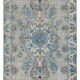 Handmade Hi-Low Pile Oriental 1980s 167 cm x 285 cm Blue Rug