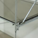 Large Minimalist Bookcase Model Isocele by Max Sauze 1970s