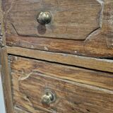 Burmese teak chest of drawers