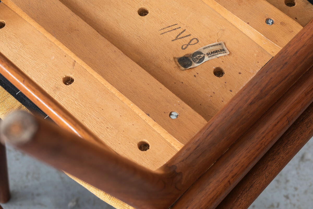 Set of 4 boomerang dining chairs by Alfred Christensen, Denmark 1960