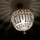Crystal tassel chandelier