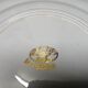 Assiettes porcelaine opaque provence dorure