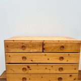Les Arcs pine chest of drawers