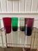 Set of 4 Large Coloured Glasses from the 1960s