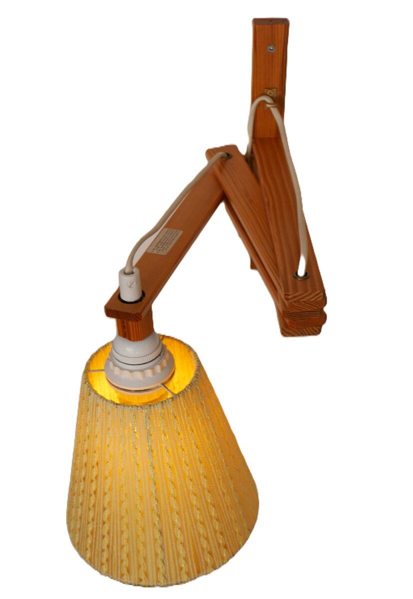 Mid-century modern Scandinavian accordion wall lamp from Ikea, 1970s