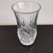 Vase cylindrique à col évasé en cristal moulé Lorraine
