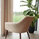 Pair of vintage orange polka dot armchairs from the 1960s