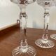 Set of 12 crystallery royale champagne/bayel liqueur glasses