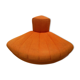 Sofa orange angle sofa Model 9000 by Tito Agnoli for Arflex