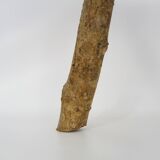 Tripod oak milking stool, Ariège peasant art, France (19th century)
