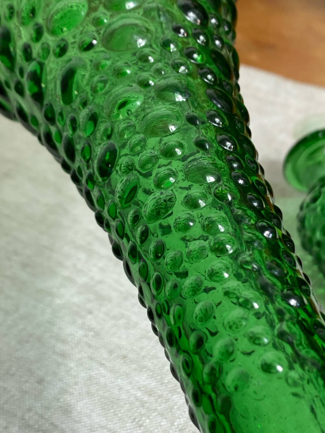 Vintage Empoli glass carafe from Italy