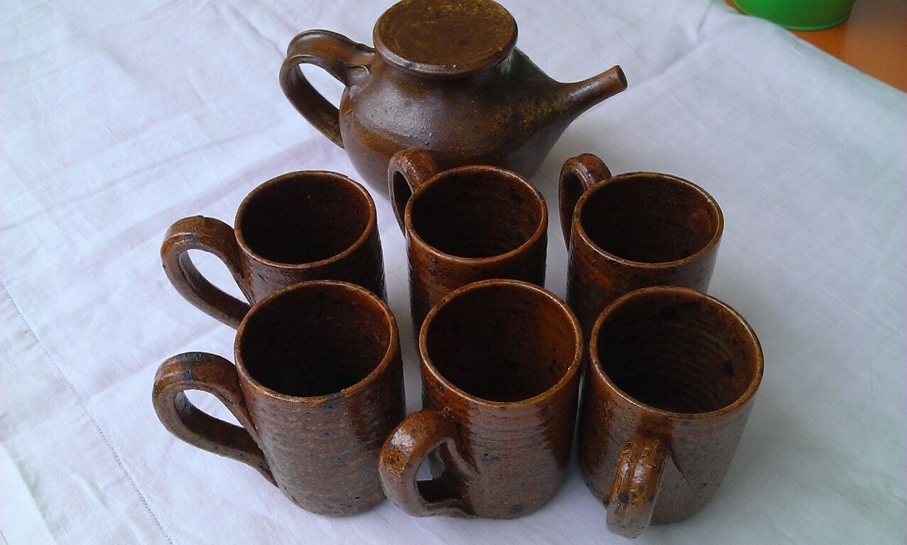 Charles Gaudry's sandstone teapot, Saint Amand sandstone of Puysaye