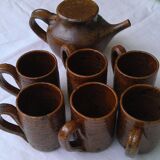 Charles Gaudry's sandstone teapot, Saint Amand sandstone of Puysaye