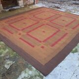 Burlap rug, 390x334 cm
