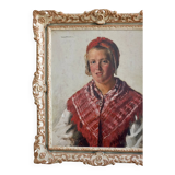 Vintage portrait of a woman by Sam Uhrdin | Sweden | 1920s