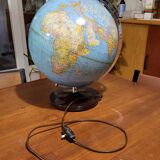 World map Luminous terrestrial globe Columbus - Duplex - vintage
