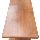 Solid oak farmhouse table