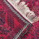 Vintage handmade Baluch rug with geometric pattern from the 1950s.