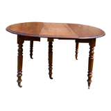 Table 6 pieds ancienne avec rallonge