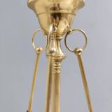 Murano Glass and Brass Ceiling Light in Neoclassical Style, Italy