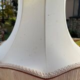 Decorated earthenware lamp