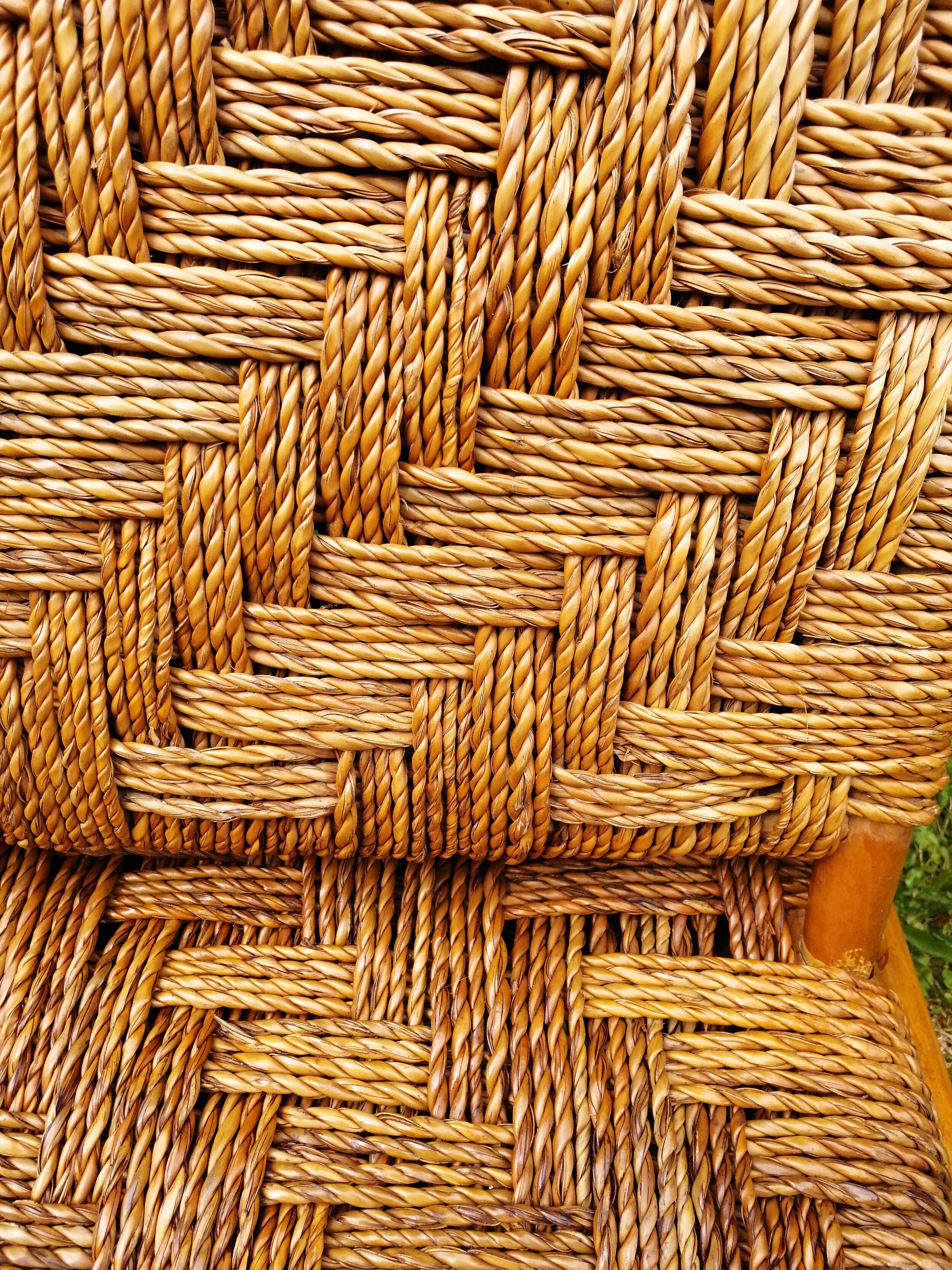 Wooden sofa and rope 50s